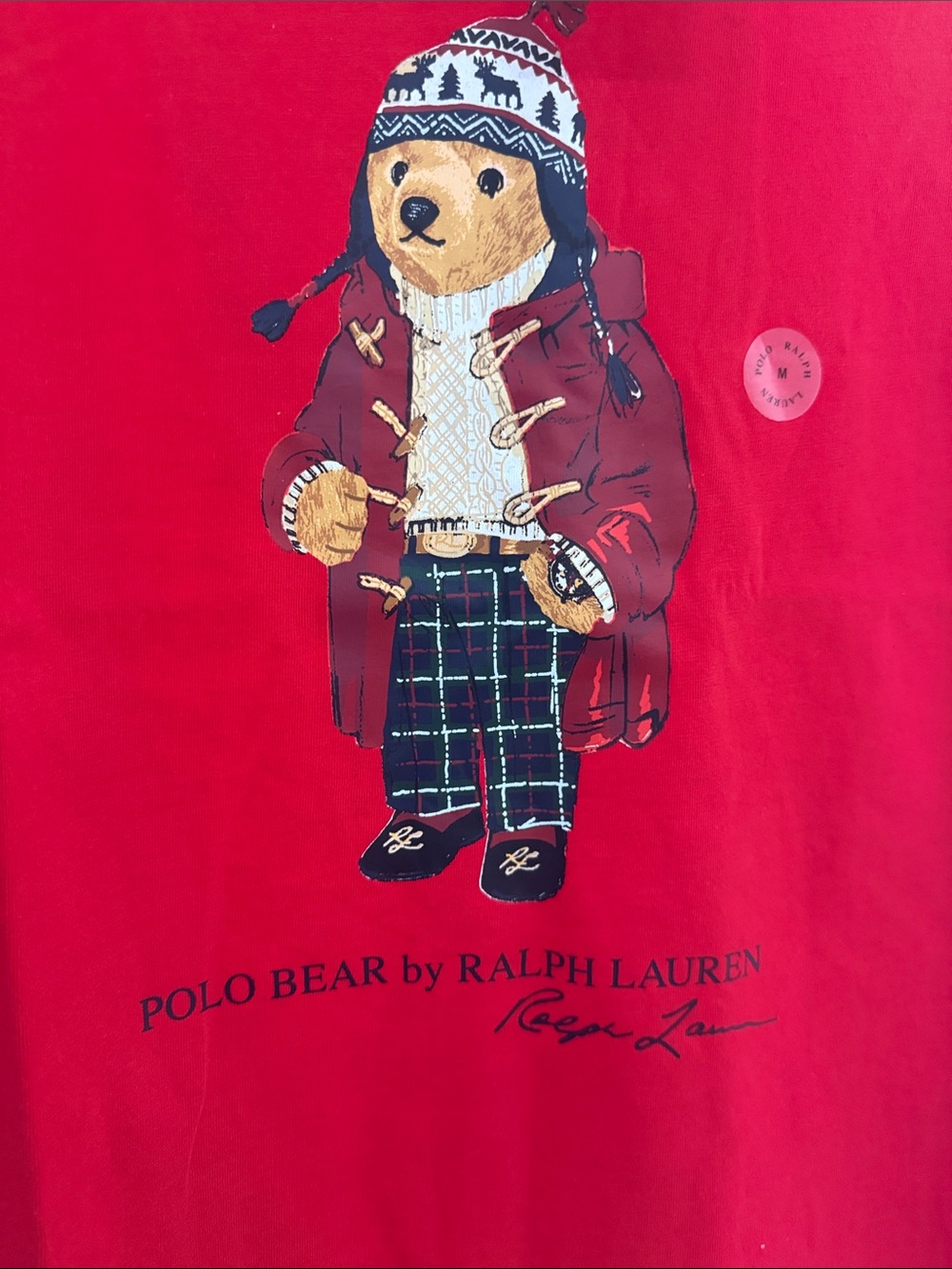 Polo by Ralph Lauren Red Bear Graphic Short-Sleeve Tee - Picture 3 of 3